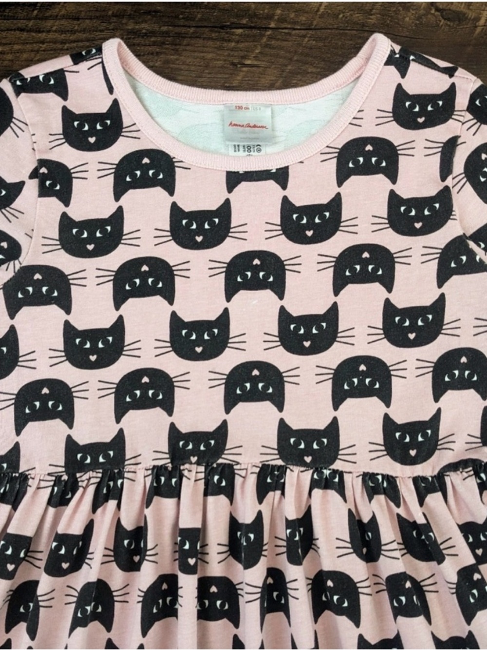Hanna Andersson Pink Cat Dress